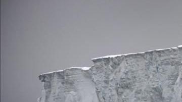 Un glaciar en la Antártida.