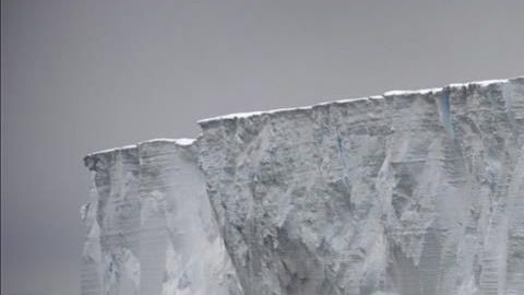Un glaciar en la Antártida.