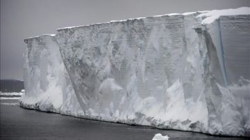 Un glaciar en la Antártida.