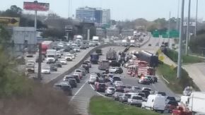 Escena del accidente.