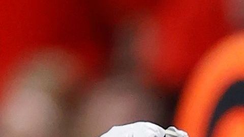 Derrick Nnadi celebra una jugada durante el Super Bowl.