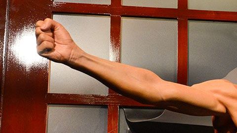 Figura de cera de Bruce Lee.