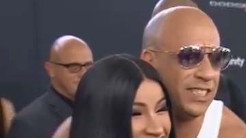 Cardi B junto a Vin Diesel en el lanzamiento de  “Fast & Furious 9".