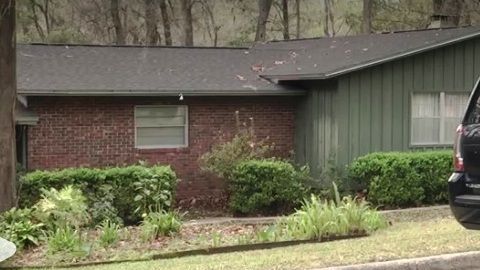 La residencia donde se encontraron los restos