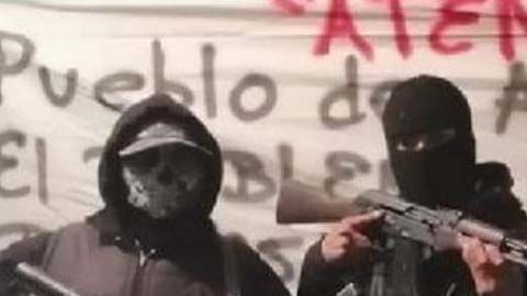 Presuntos integrantes del CJNG amenazaron con una limpia.