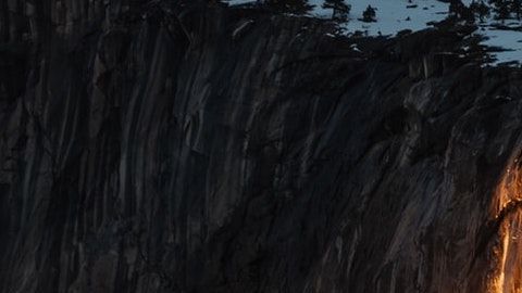 Firefall en Yosemite / Créditos: Fotógrafo Cedric Letsch vía Unsplash