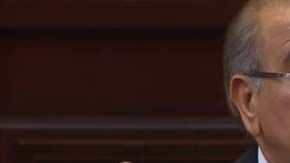 Opositores se retiraron de la sede del legislativo minutos antes del comienzo del discurso de Medina.