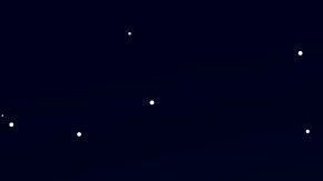 Los meteoros se ven como estrellas fugaces.