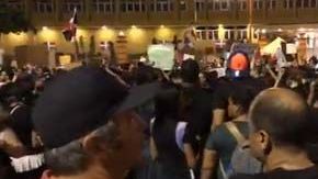 Las manifestaciones contra la Junta Central Electoral continúan en Santo Domingo.