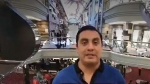 Eder Ortiz se mostró indignado con el manejo de la emergencia por la supuesta presencia de un enfermo con coronavirus en el crucero MSC Meraviglia.