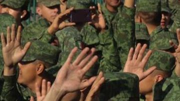 Celebran el Día del Ejército Mexicano.