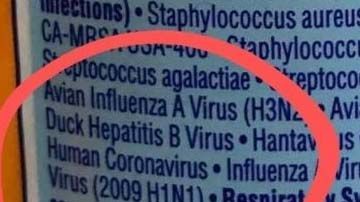 Etiqueta de Lysol.