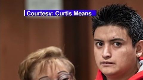 Alex Garcés en la corte en enero