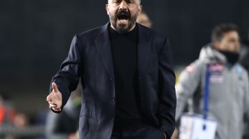 Gennaro Gattuso, técnico del Napoli.