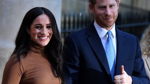 Meghan Markle y el príncipe Harry.