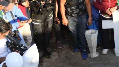 Sepultan a la menor Fátima en la Ciudad de México.