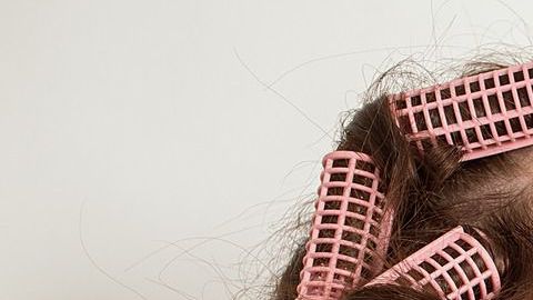 hungry gluttonous woman