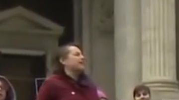 Los manifestantes pidieron abolir ICE.