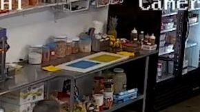 El momento del asalto.