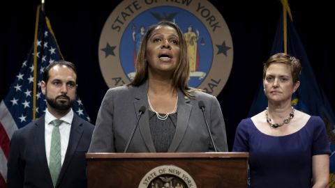 La fiscal general de Nueva York Letitia James.