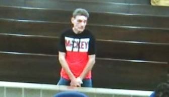 James Thomas Liberto en corte.