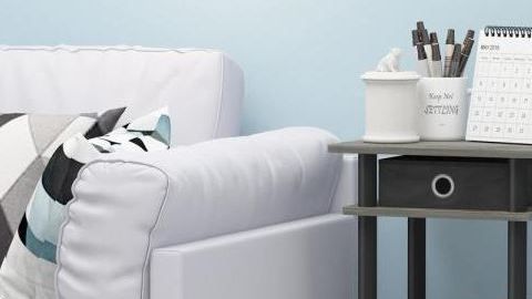 Mesa auxiliar Furinno.