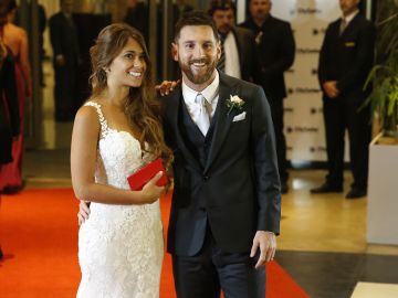 Messi se casó en 2017.