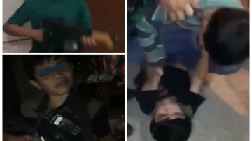 Pelea niños armados sicarios