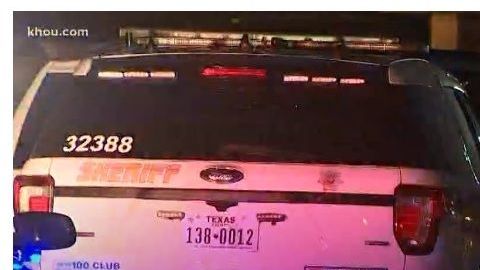 Policía de Houston en la escena