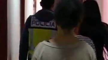 Algunos de las  prostitutas detenidas  en España.