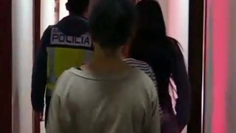 Algunos de las  prostitutas detenidas  en España.