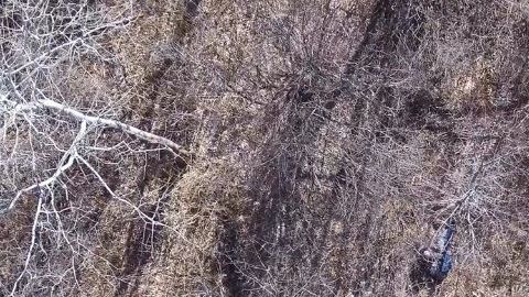 Vista aérea del rescate