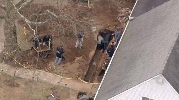 Los restos humanos fueron descubiertos en el exterior de una vivienda en NJ.