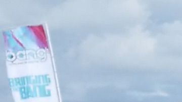 El modelo Santiago Schiavo durante un partido del torneo "Model Volleyball" en Miami Beach.