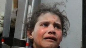 Niños afectados por la guerra en Siria.
