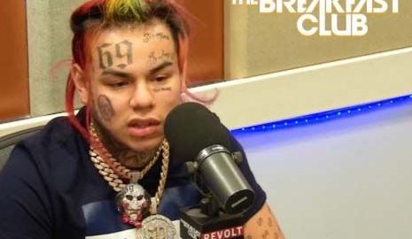 Tekashi 69 durante su entrevista en Breakfeast Club.