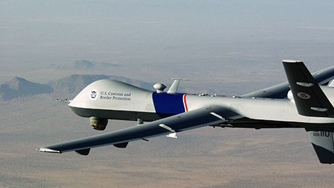 El drone de CBP.