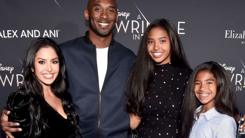 Vanessa Bryant, Kobe Bryant y sus hijas.