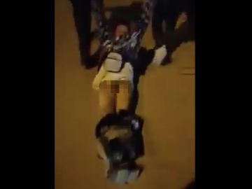 VIDEO: Se salvan del CJNG pero ciudadanos los desnudan y casi matan a golpes por robar