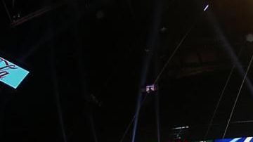 Los dos peleadores no pudieron estar frente a frente.