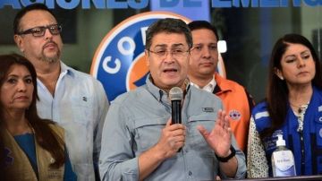 El presidente hondureño Juan Orlando Hernández confirmó los dos casos.