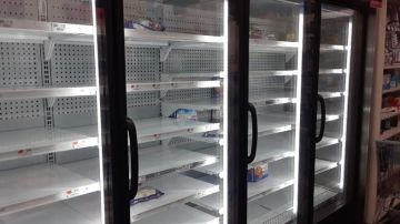 Escasez en supermercado de Manhattan