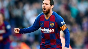 Leo Messi, el héroe del club catalán.