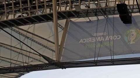 Así lució el mítico Maracaná durante el Paraguay y Catar en la Copa América de Fútbol 2019.