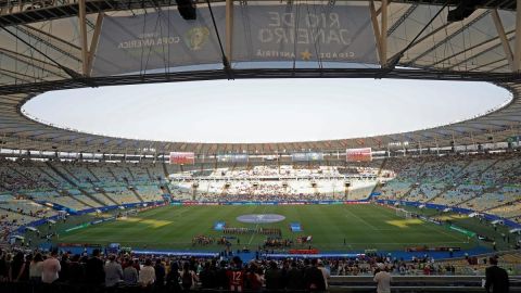 Así lució el mítico Maracaná durante el Paraguay y Catar en la Copa América de Fútbol 2019.