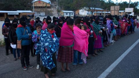 Mujeres zapatistas.