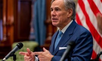 El gobernador Greg Abbott.