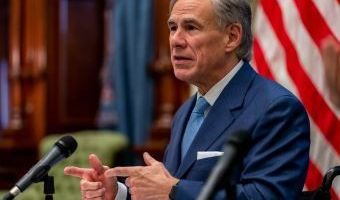 El gobernador Greg Abbott.