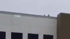 Protesta de  empleados de Amazon en Staten Island en medio de crisis por coronavirus.