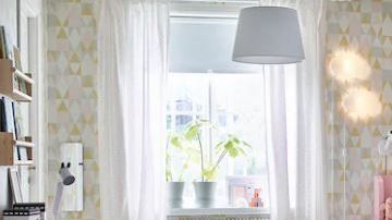 Habitación para niña con cama ajustable de color rosa Busenge.